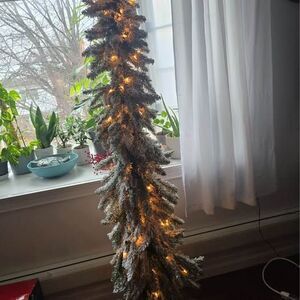 COMPACT Christmas tree with lights